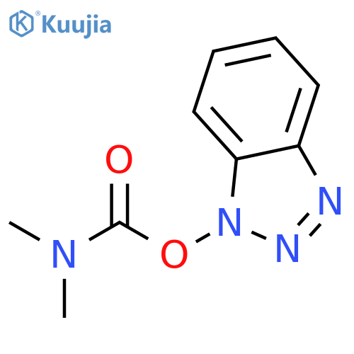1H-Benzotriazole, 1-[[(dimethylamino)carbonyl]oxy]- structure