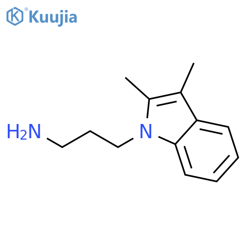 1H-Indole-1-propanamine,2,3-dimethyl- structure