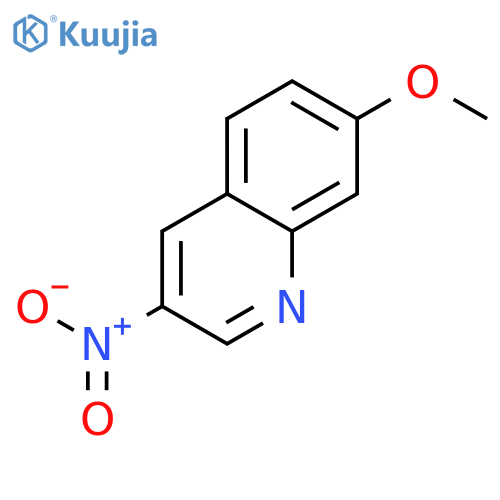 Quinoline,7-methoxy-3-nitro- structure