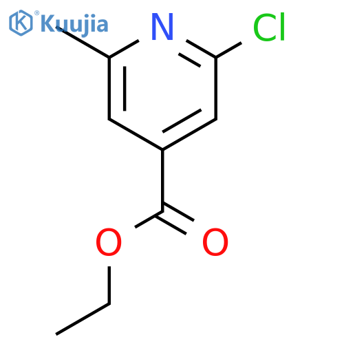 Ethyl 2-chloro-6-methylpyridine-4-carboxylate structure