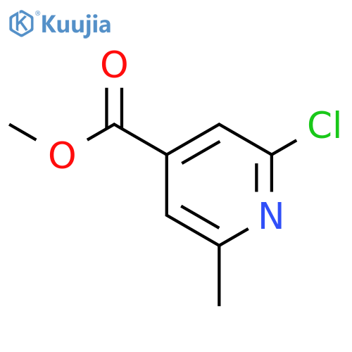 methyl 2-chloro-6-methylpyridine-4-carboxylate structure
