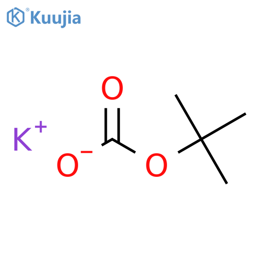 Carbonic acid,mono(1,1-dimethylethyl) ester, potassium salt (1:1) structure