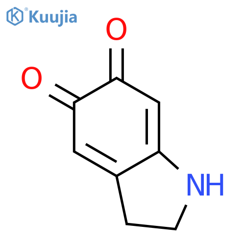 5H-Indol-5-one,2,3-dihydro-6-hydroxy- structure