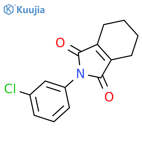 1H-Isoindole-1,3(2H)-dione,2-(3-chlorophenyl)-4,5,6,7-tetrahydro- structure