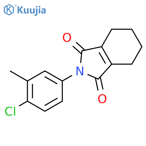 2-(4-chloro-3-methylphenyl)-4,5,6,7-tetrahydro-1H-isoindole-1,3(2H)-dione structure