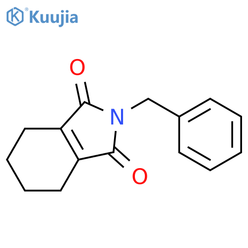 1H-Isoindole-1,3(2H)-dione, 4,5,6,7-tetrahydro-2-(phenylmethyl)- structure