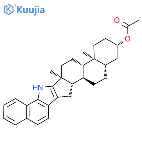 [(1S,16S,17R,20S,22S,25S,26S)-1,25-Dimethyl-3-azaheptacyclo[14.12.0.02,14.04,13.05,10.017,26.020,25]octacosa-2(14),4(13),5,7,9,11-hexaen-22-yl] acetate structure