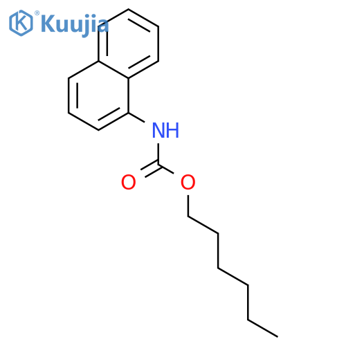 Hexyl N-naphthalen-1-ylcarbamate structure