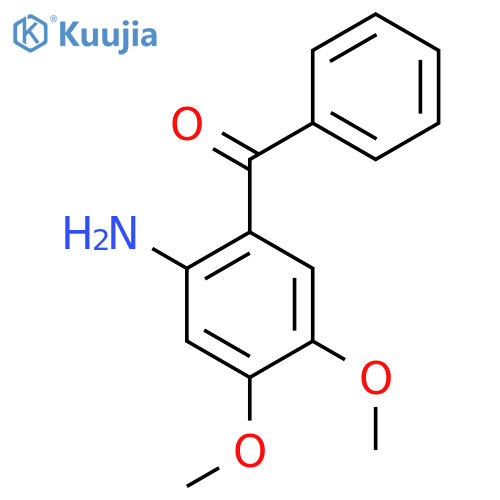 Methanone, (2-amino-4,5-dimethoxyphenyl)phenyl- structure