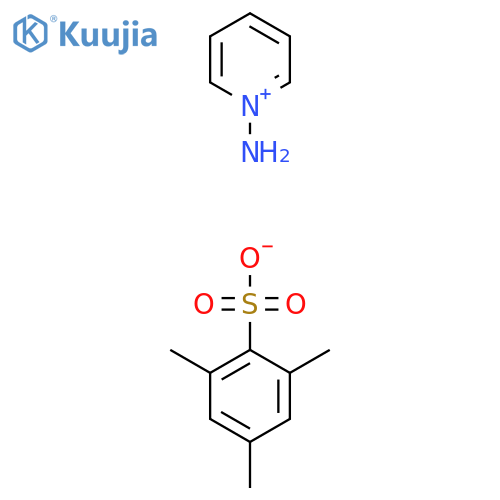 1-aminopyridin-1-ium 2,4,6-trimethylbenzene-1-sulfonate structure