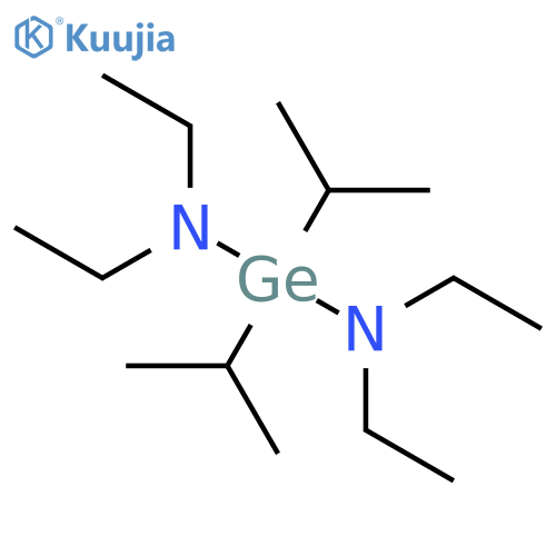 GERMANEDIAMINE, N,N,N',N'-TETRAETHYL-1,1-BIS(1-METHYLETHYL)- structure