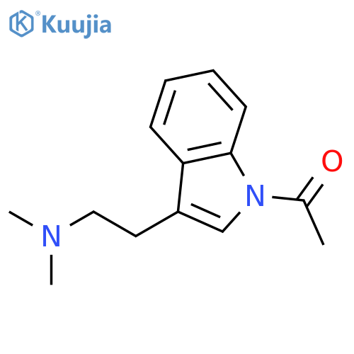 1H-INDOLE-3-ETHANAMINE, 1-ACETYL-N,N-DIMETHYL- structure