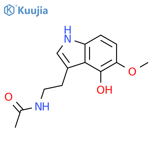 4-Hydroxymelatonin structure