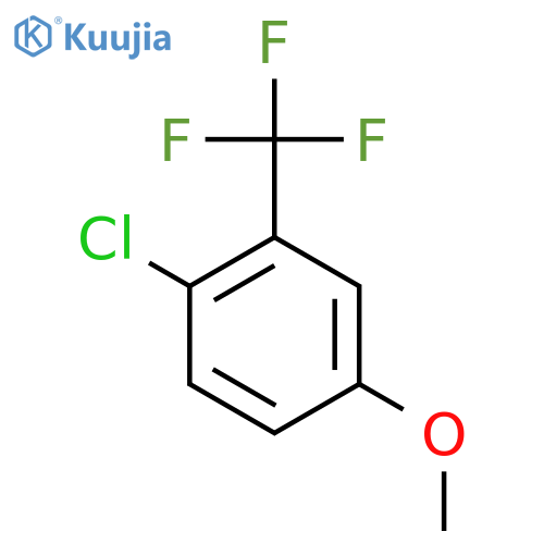 1-Chloro-4-methoxy-2-(trifluoromethyl)benzene structure