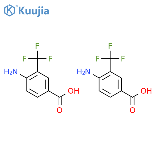 4-amino-3-(trifluoromethyl)benzoic acid structure