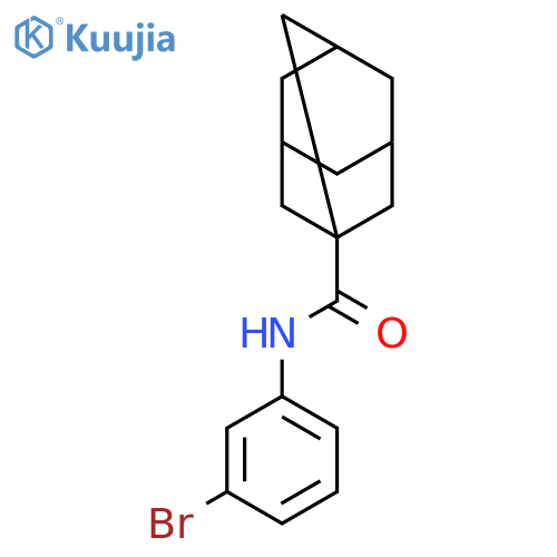 TRICYCLO[3.3.1.13,7]DECANE-1-CARBOXAMIDE, N-(3-BROMOPHENYL)- structure