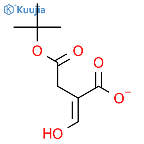 3-(tert-butoxycarbonyl)-2-hydroxybut-3-enoic acid structure