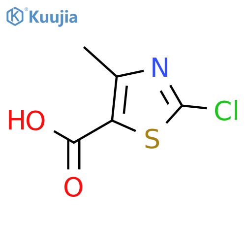 2-chloro-4-methyl-1,3-thiazole-5-carboxylic acid structure