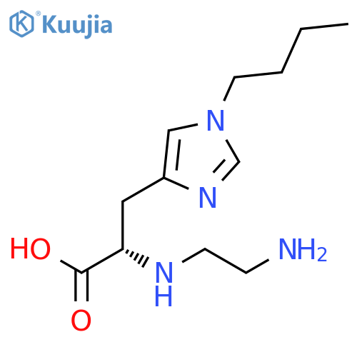 L-Histidine, N-(2-aminoethyl)-1-butyl- structure