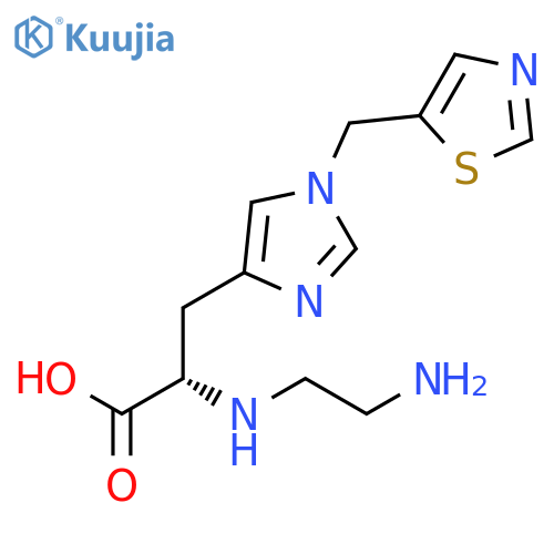 L-HISTIDINE, N-(2-AMINOETHYL)-1-(5-THIAZOLYLMETHYL)- structure