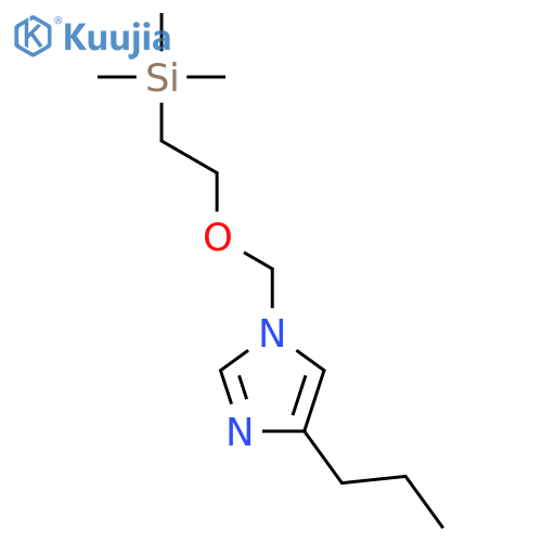 1H-Imidazole, 4-propyl-1-[[2-(trimethylsilyl)ethoxy]methyl]- structure