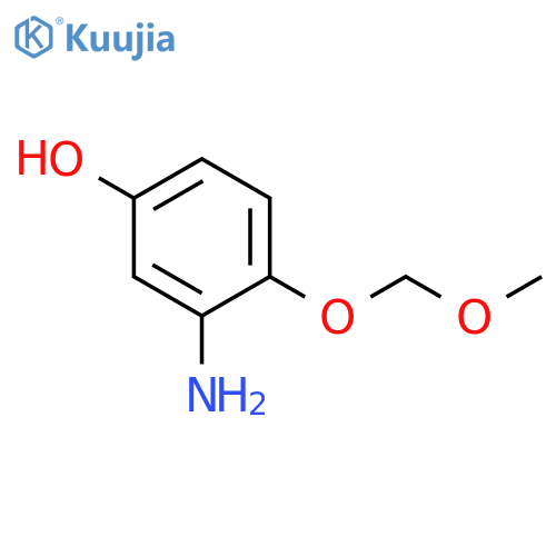 Phenol, 3-amino-4-(methoxymethoxy)- structure