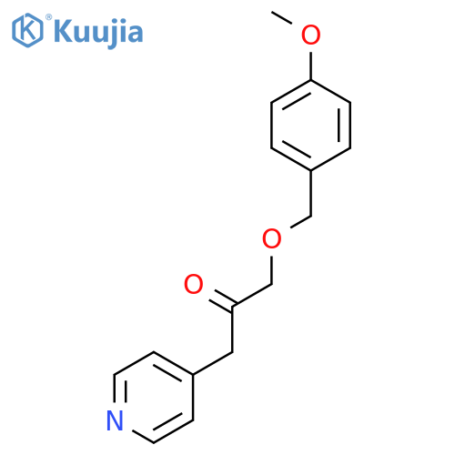1-(4-Methoxyphenyl)methoxy-3-(4-pyridinyl)-2-propanone structure