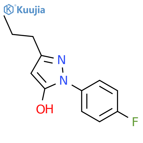 1-(4-Fluorophenyl)-3-propyl-1H-pyrazol-5-ol structure