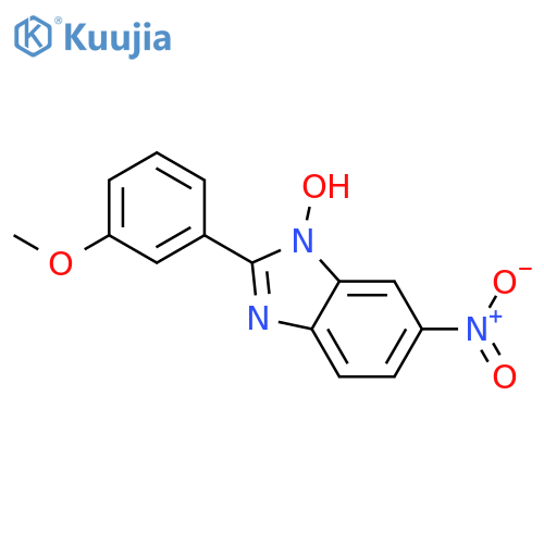 1H-BENZIMIDAZOLE, 1-HYDROXY-2-(3-METHOXYPHENYL)-6-NITRO- structure