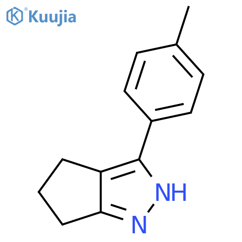3-(4-methylphenyl)-2H,4H,5H,6H-cyclopenta[c]pyrazole structure