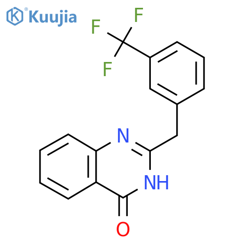 2-{[3-(trifluoromethyl)phenyl]methyl}-3,4-dihydroquinazolin-4-one structure
