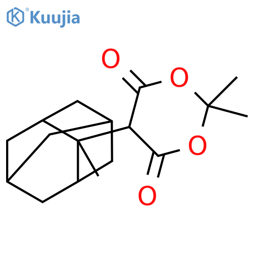 2,2-dimethyl-5-(2-methyladamantan-2-yl)-1,3-dioxane-4,6-dione structure