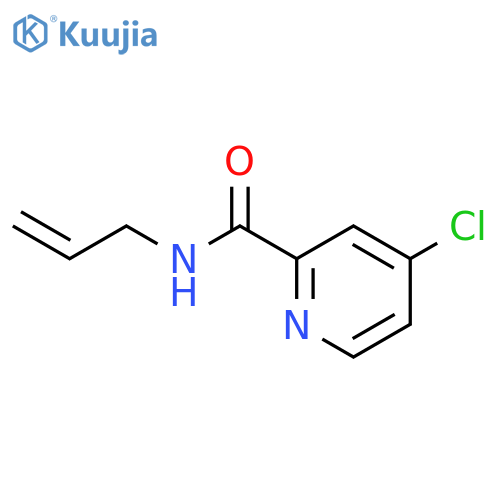4-chloro-N-(prop-2-en-1-yl)pyridine-2-carboxamide structure