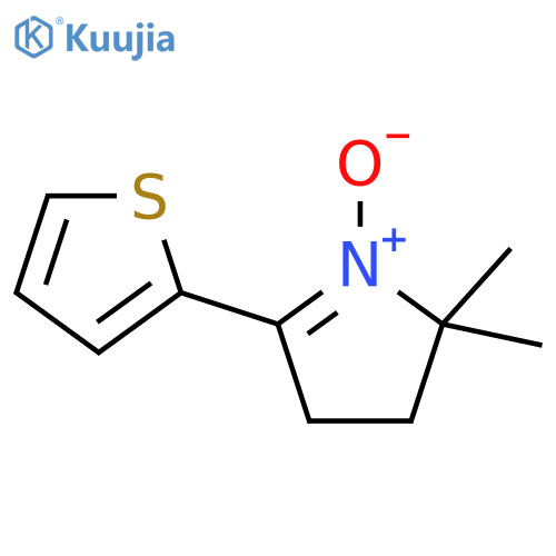 2,2-dimethyl-5-(thiophen-2-yl)-3,4-dihydro-2H-pyrrol-1-ium-1-olate structure