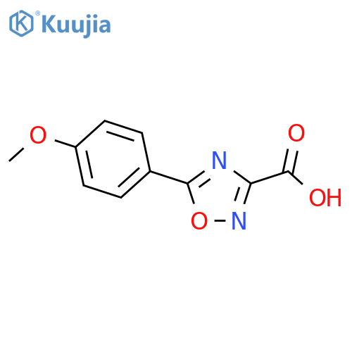 5-(4-methoxyphenyl)-1,2,4-oxadiazole-3-carboxylic acid structure