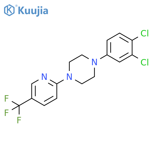 1-(3,4-dichlorophenyl)-4-[5-(trifluoromethyl)pyridin-2-yl]piperazine structure
