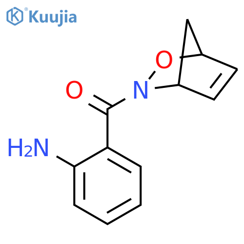 2-OXA-3-AZABICYCLO[2.2.1]HEPT-5-ENE, 3-(2-AMINOBENZOYL)- structure