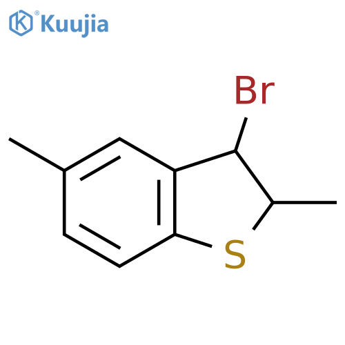 BENZO[B]THIOPHENE, 3-BROMO-2,3-DIHYDRO-2,5-DIMETHYL- structure
