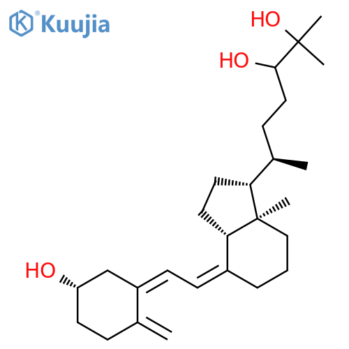 9,10-Secocholesta-5,7,10(19)-triene-3,24,25-triol, (3-beta,5Z,7E)- structure