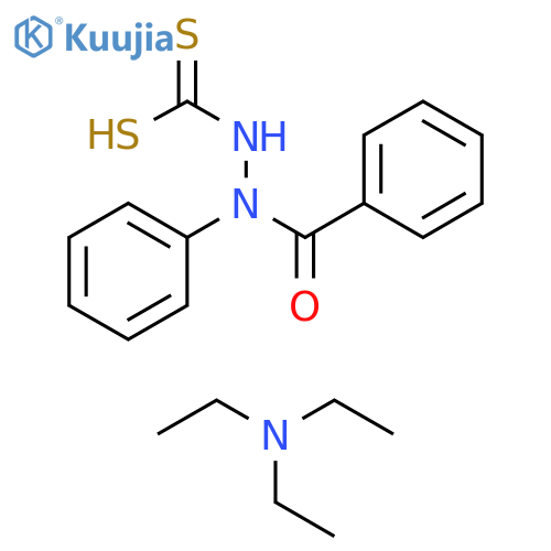 Benzoic acid, 2-(dithiocarboxy)-1-phenylhydrazide, compd. with N,N-diethylethanamine (1:1) structure
