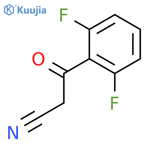 2,6-Difluorobenzoylacetonitrile structure