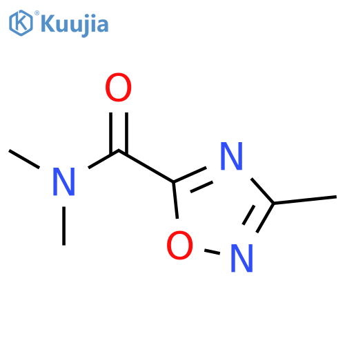 1,2,4-Oxadiazole-5-carboxamide, N,N,3-trimethyl- structure