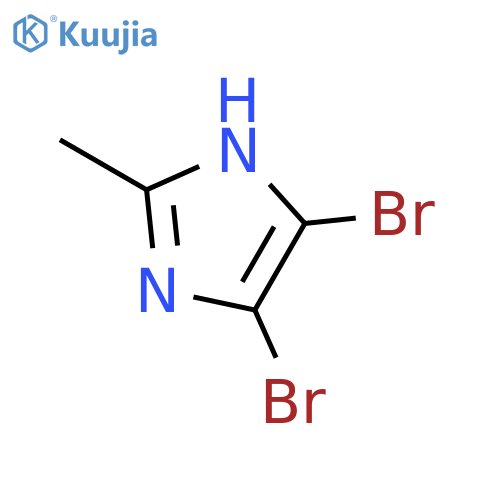4,5-Dibromo-2-methylimidazole structure