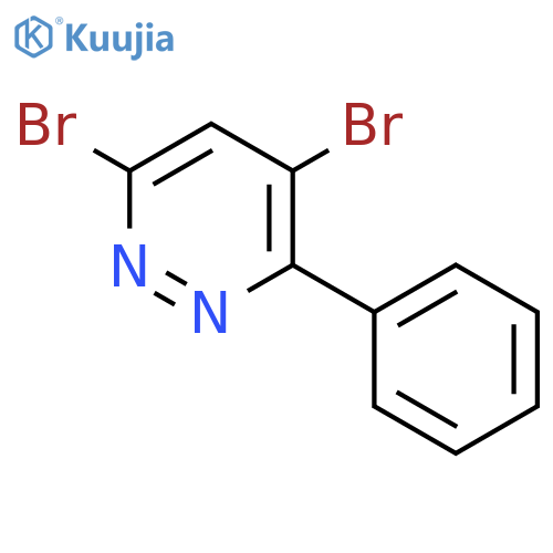 4,6-Dibromo-3-phenylpyridazine structure