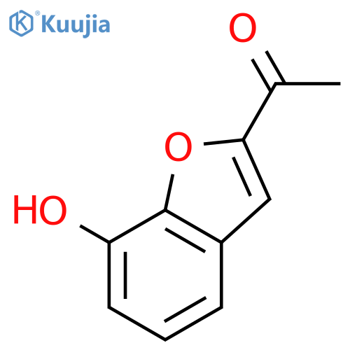 2-Acetyl-7-hydroxybenzofuran structure