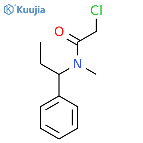 2-Chloro-N-methyl-N-(1-phenyl-propyl)-acetamide structure