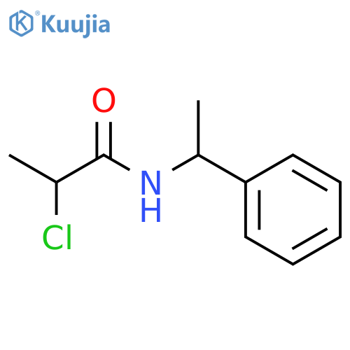 2-Chloro-n-(1-phenylethyl)propanamide structure