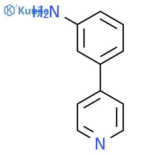 4-(3-Aminophenyl)pyridine structure