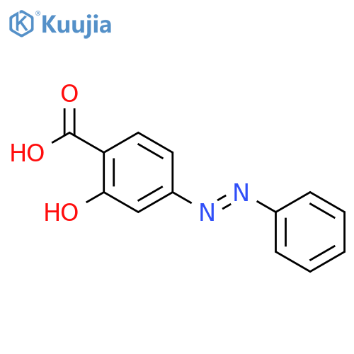 BENZOIC ACID, 2-HYDROXY-4-(PHENYLAZO)- structure
