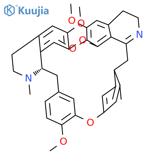 2H-1,24:12,15-Dietheno-6,10-metheno-16H-pyrido[2',3':17,18][1,10]dioxacycloeicosino[2,3,4-ij]isoquinoline,3,4,4a,5,18,19-hexahydro-9,21,22,26-tetramethoxy-4-methyl-, (S)- (9CI) structure